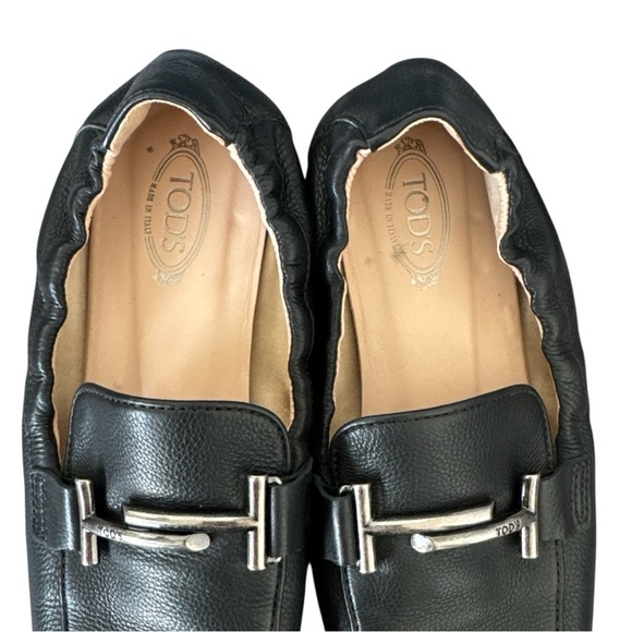 Tod's Kate Elastic Back Loafers Size 37 US 7 - Picture 6 of 9